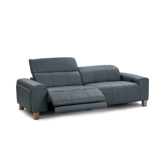 Canapé inclinable électrique Alea Zero Gravity de Classic Home en cuir rembourré