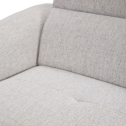 Canapé inclinable électrique Zero Gravity Ostend de Classic Home en tissu rembourré