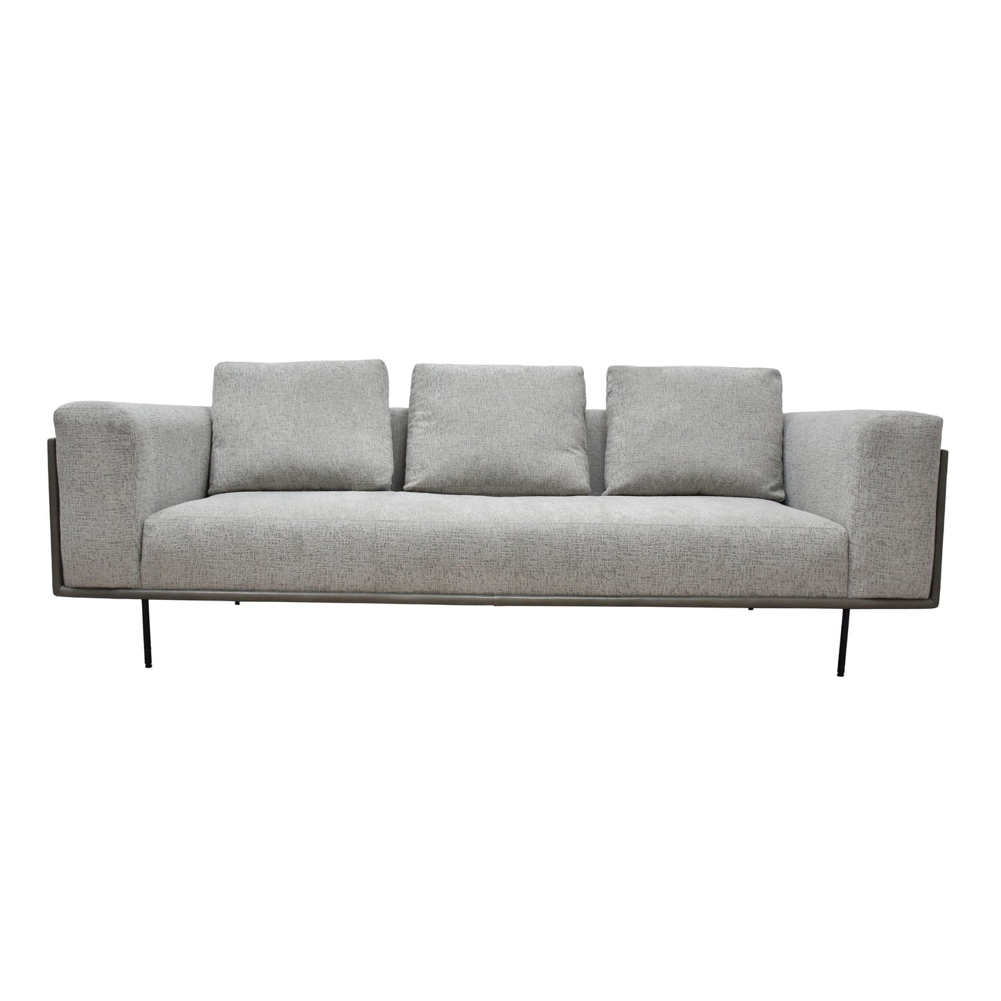 Canapé en tissu et cuir Sinclair de Classic Home