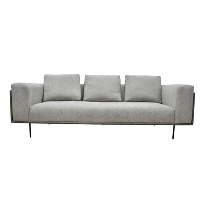 Canapé en tissu et cuir Sinclair de Classic Home