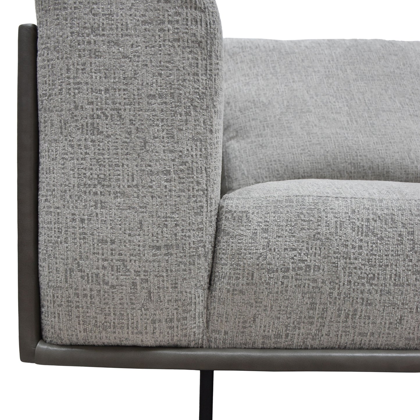 Canapé en tissu et cuir Sinclair de Classic Home