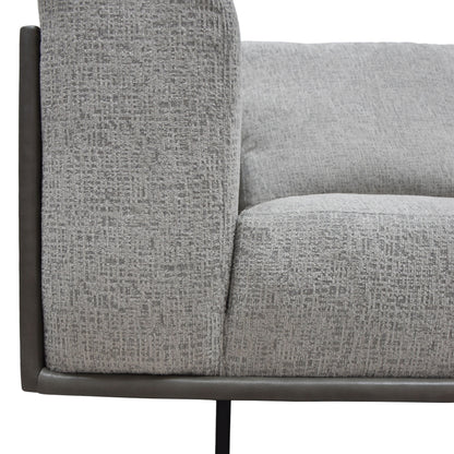 Canapé en tissu et cuir Sinclair de Classic Home