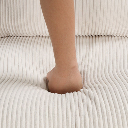 Canapé sectionnel classique en U 4 places avec coussins amovibles et pieds en bois massif pour salon ou bureau