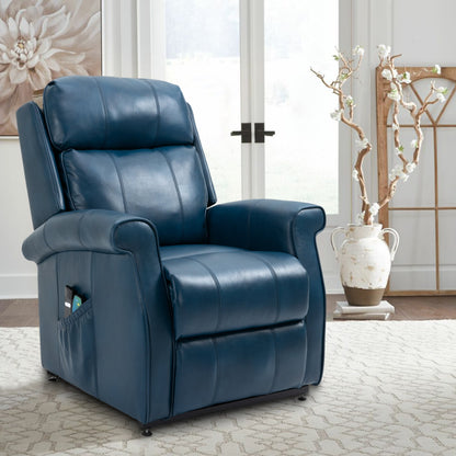 Fauteuil inclinable électrique Clihome en similicuir pour personnes âgées avec fonction massage