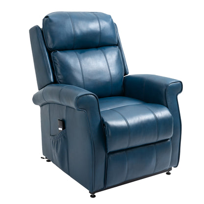 Fauteuil inclinable électrique Clihome en similicuir pour personnes âgées avec fonction massage
