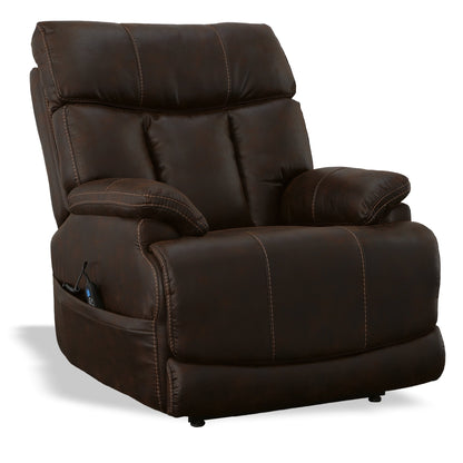 Fauteuil inclinable électrique Clive avec appui-tête électrique et lombaire par Flexsteel