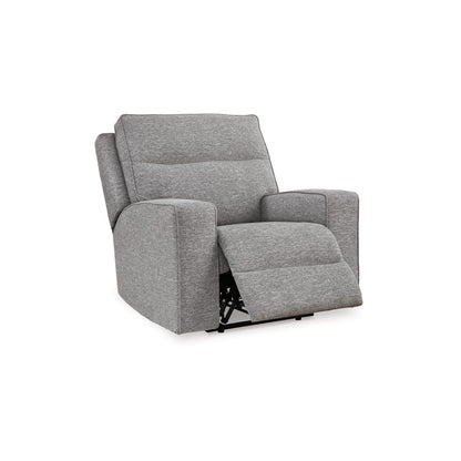 Fauteuil inclinable électrique Cloe, dossier réglable, gris Performance Nuvella