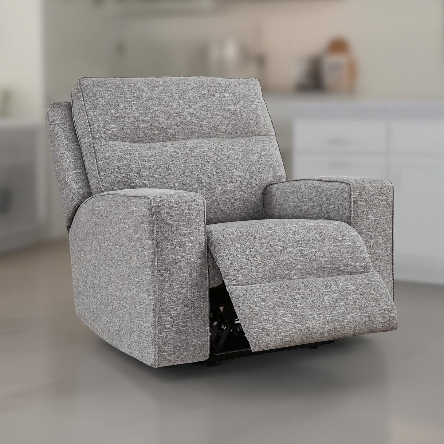 Fauteuil inclinable électrique Cloe, dossier réglable, gris Performance Nuvella