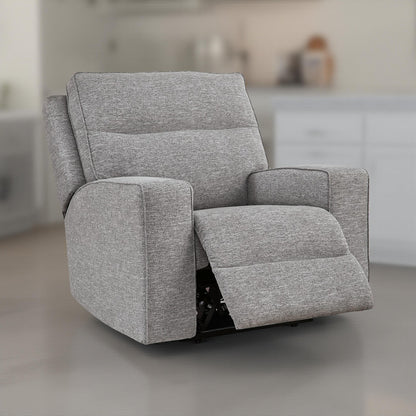 Fauteuil inclinable électrique Cloe, dossier réglable, gris Performance Nuvella
