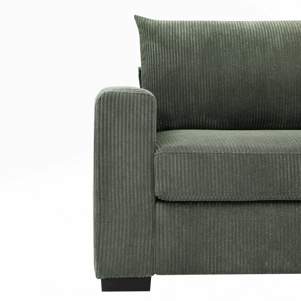 Canapé 2 places en velours côtelé Coastal Haven