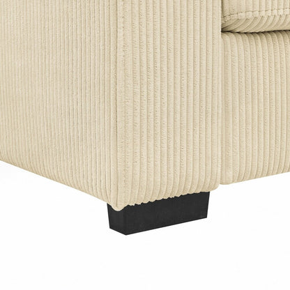 Canapé 2 places en velours côtelé Coastal Haven