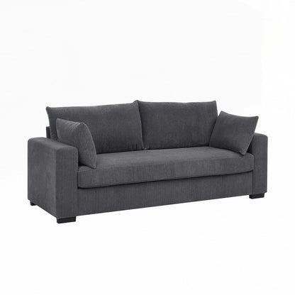 Canapé 2 places en velours côtelé Coastal Haven