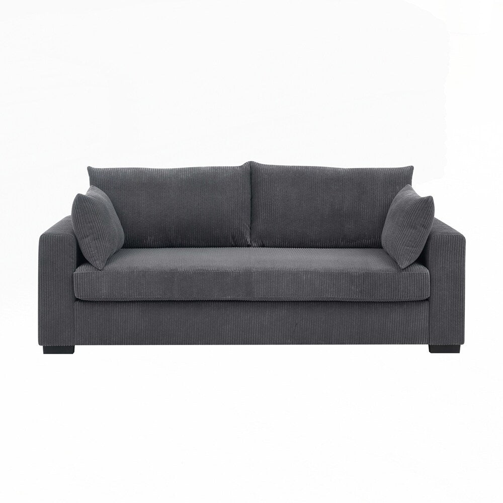 Canapé 2 places en velours côtelé Coastal Haven