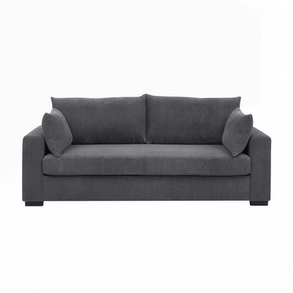 Canapé 2 places en velours côtelé Coastal Haven