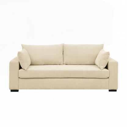 Canapé 2 places en velours côtelé Coastal Haven