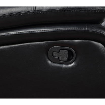 Canapé inclinable et rembourré en similicuir de style transitionnel Camila