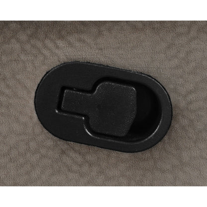 Canapé modulable Myleene Mocha avec table rabattable