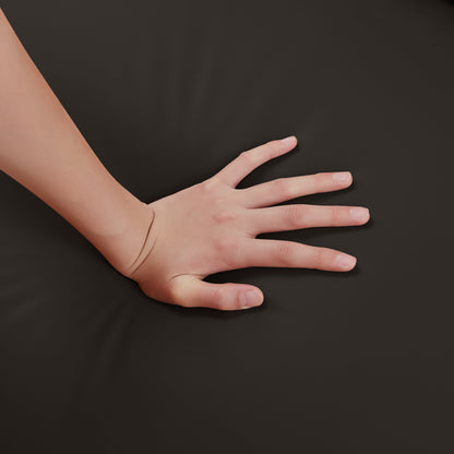 Canapé causeuse en tissu café adapté aux animaux de compagnie avec coussin amovible