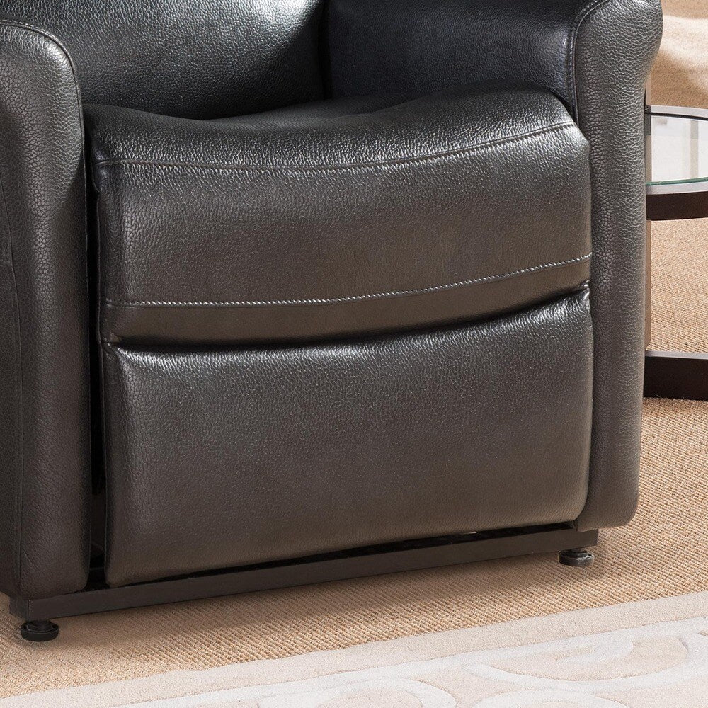 Fauteuil releveur électrique inclinable Colby gris anthracite foncé