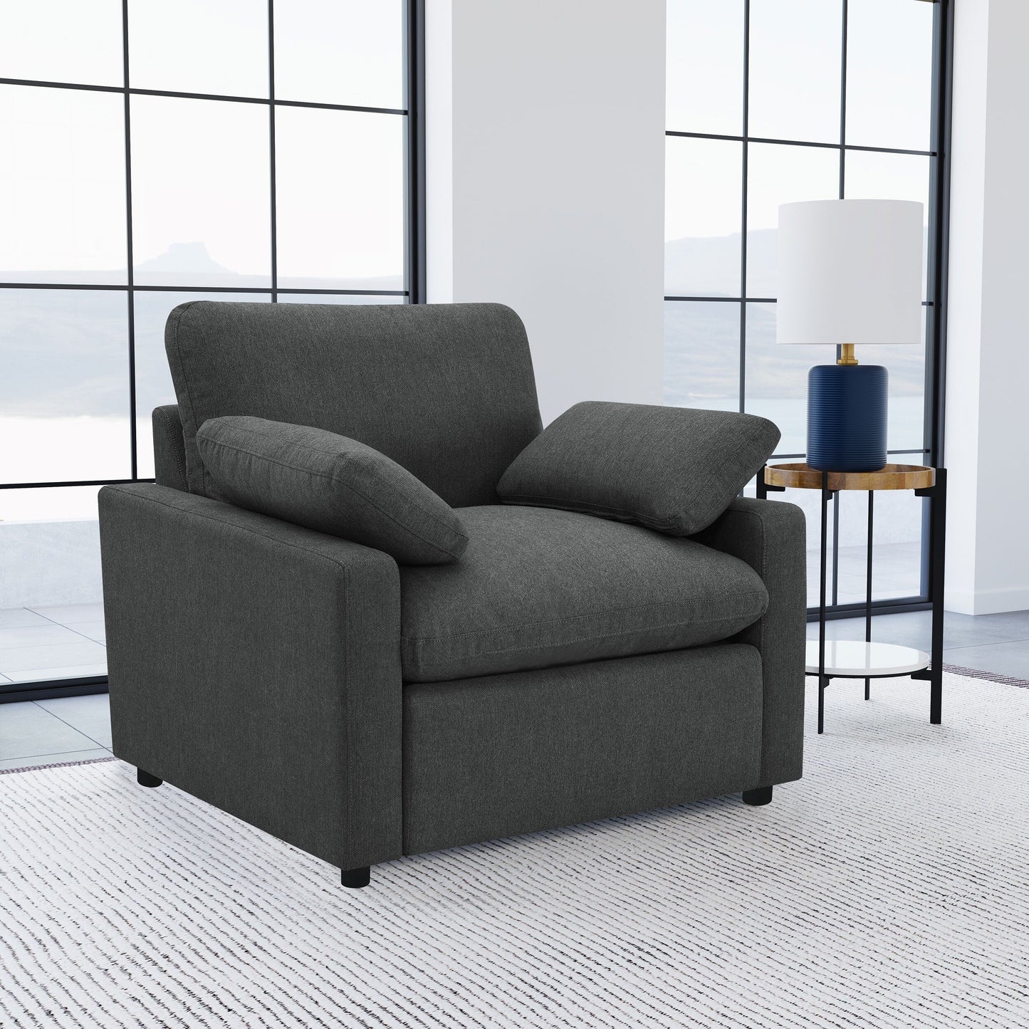 Fauteuil inclinable électrique rembourré Collins