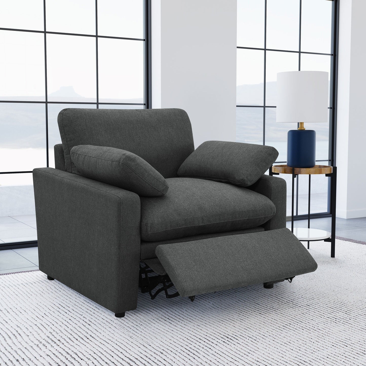 Fauteuil inclinable électrique rembourré Collins