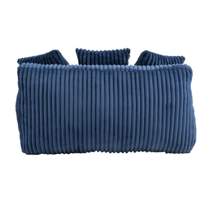 Canapé-lit en velours côtelé avec rembourrage en éponge hautement élastique, sans installation pour le salon