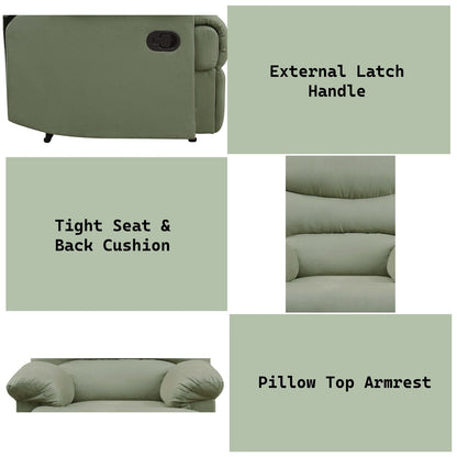 Fauteuil inclinable confortable en microfibre pour des moments de détente