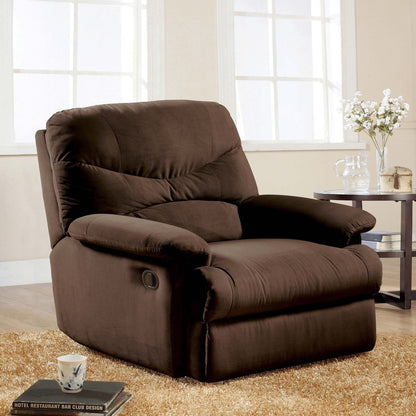 Fauteuil inclinable confortable en microfibre pour des moments de détente