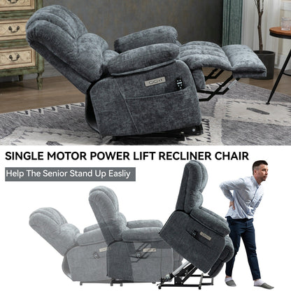 Fauteuil inclinable électrique confortable avec massage avancé