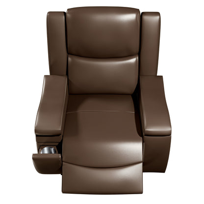 Fauteuil inclinable simple confortable avec porte-gobelet et fonction d'inclinaison manuelle
