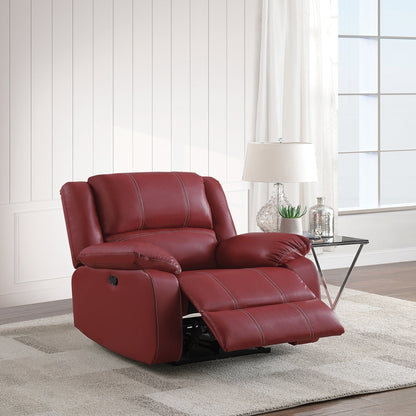 Fauteuil inclinable à bascule confortable en cuir synthétique