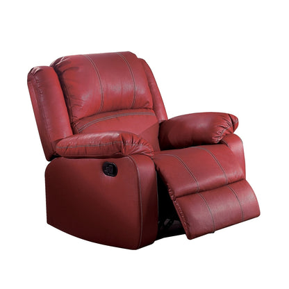Fauteuil inclinable à bascule confortable en cuir synthétique