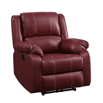 Fauteuil inclinable à bascule confortable en cuir synthétique