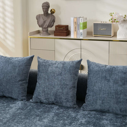 Canapé-lit convertible confortable avec matelas pliant, canapé-lit de sol, canapé de sol en chenille avec accoudoir, canapé de salon