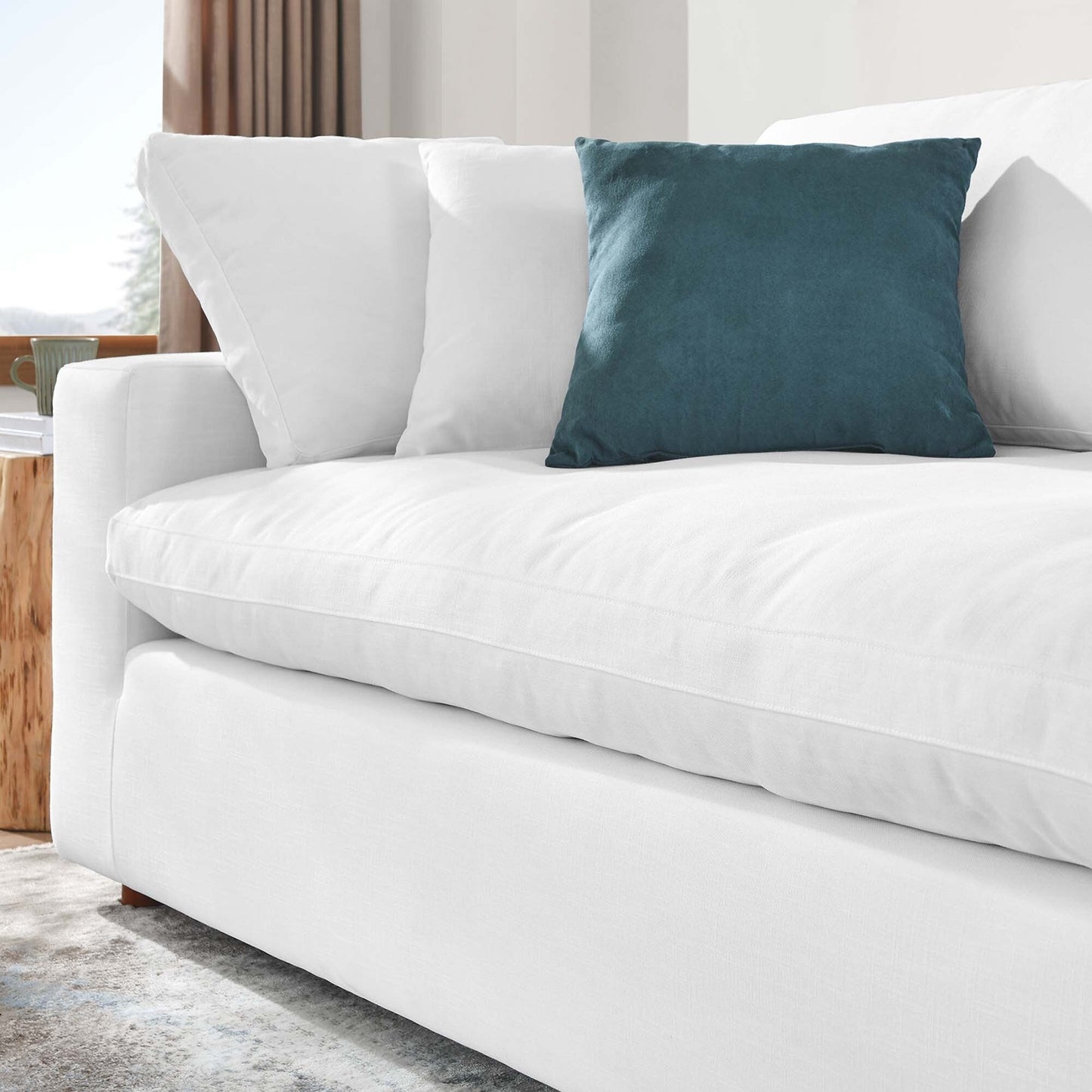 Canapé rembourré en duvet Commix