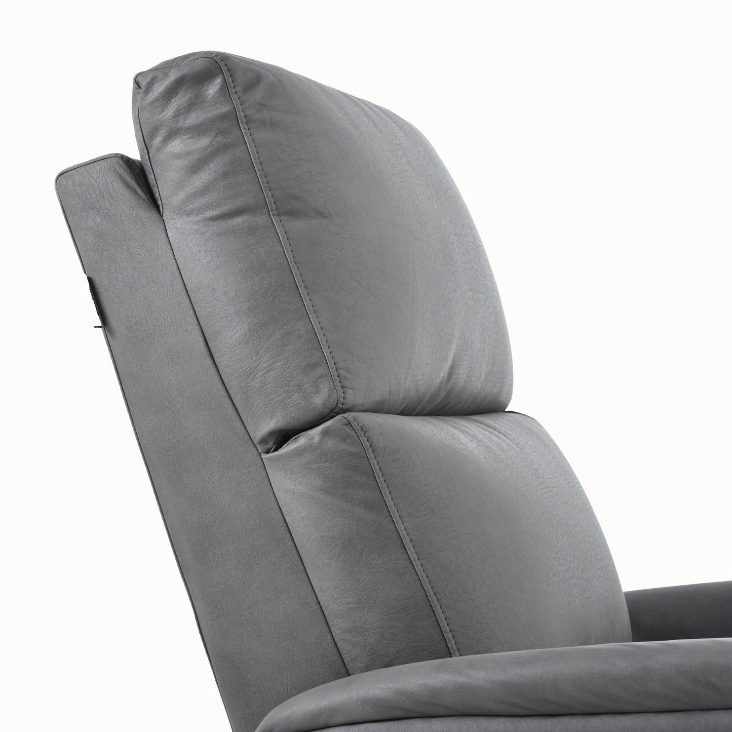 Fauteuil inclinable électrique compact avec port USB, commandes latérales et dossier confortable pour petits espaces