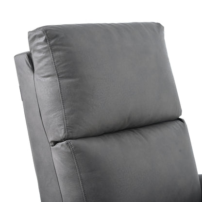 Fauteuil inclinable électrique compact avec port USB, commandes latérales et dossier confortable pour petits espaces