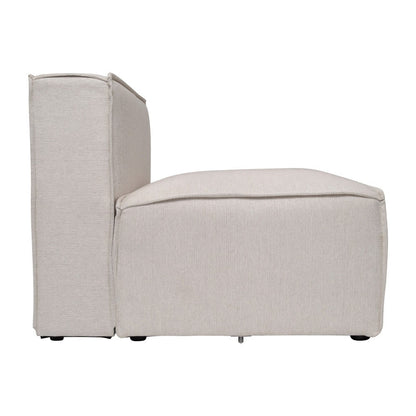 Canapé sectionnel modulaire contemporain sans accoudoirs - 36,75 P x 28,25 L x 28 H