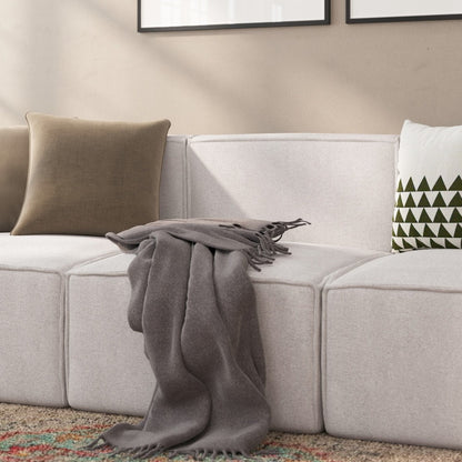 Canapé sectionnel modulaire contemporain sans accoudoirs - 36,75 P x 28,25 L x 28 H