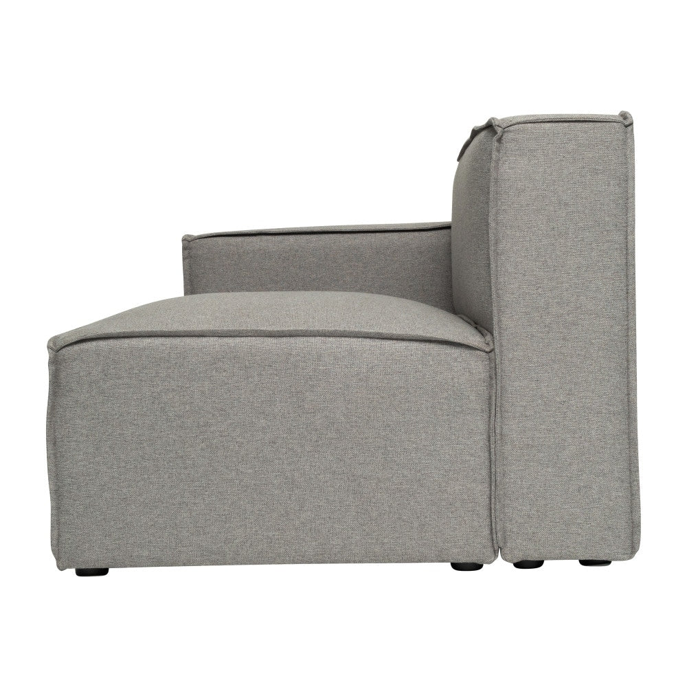 Fauteuil canapé modulaire contemporain configurable côté gauche avec accoudoir