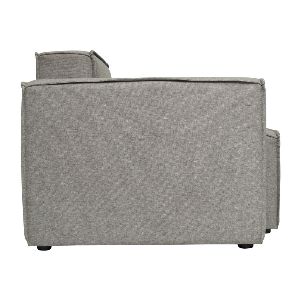 Canapé sectionnel modulaire contemporain, chaise côté gauche avec accoudoir