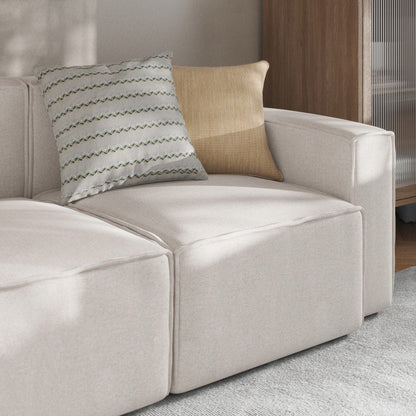 Canapé sectionnel modulaire contemporain, chaise côté droit avec accoudoir