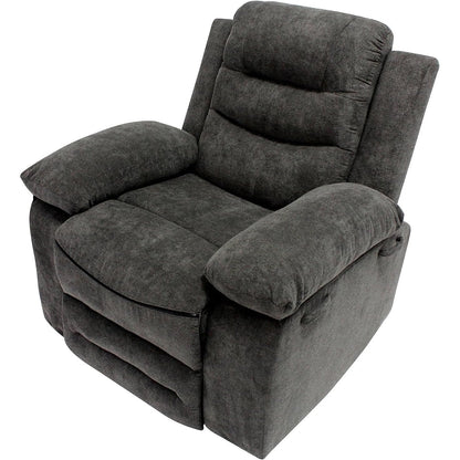 Fauteuil releveur inclinable électrique contemporain avec accoudoirs et dossier coussinés