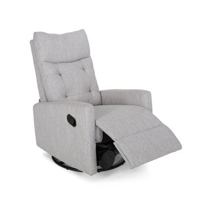 Fauteuil inclinable contemporain avec dossier pivotant et planeur