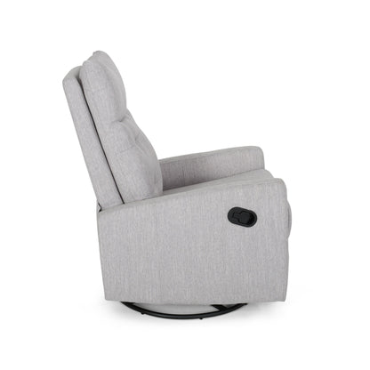 Fauteuil inclinable contemporain avec dossier pivotant et planeur