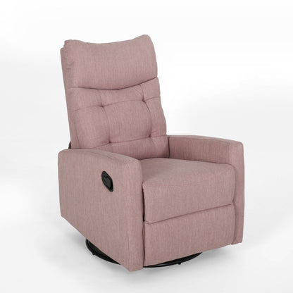 Fauteuil inclinable contemporain avec dossier pivotant et planeur