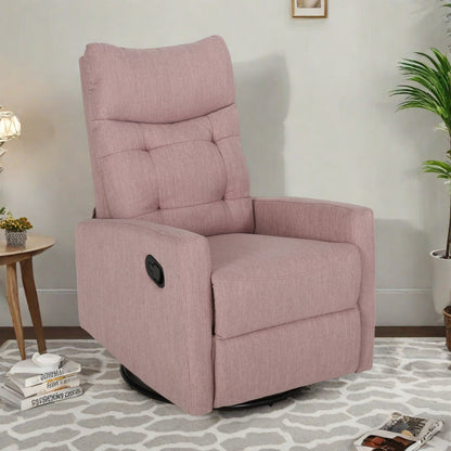 Fauteuil inclinable contemporain avec dossier pivotant et planeur