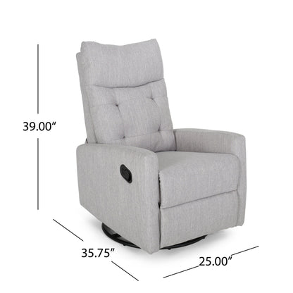 Fauteuil inclinable pivotant et pivotant contemporain