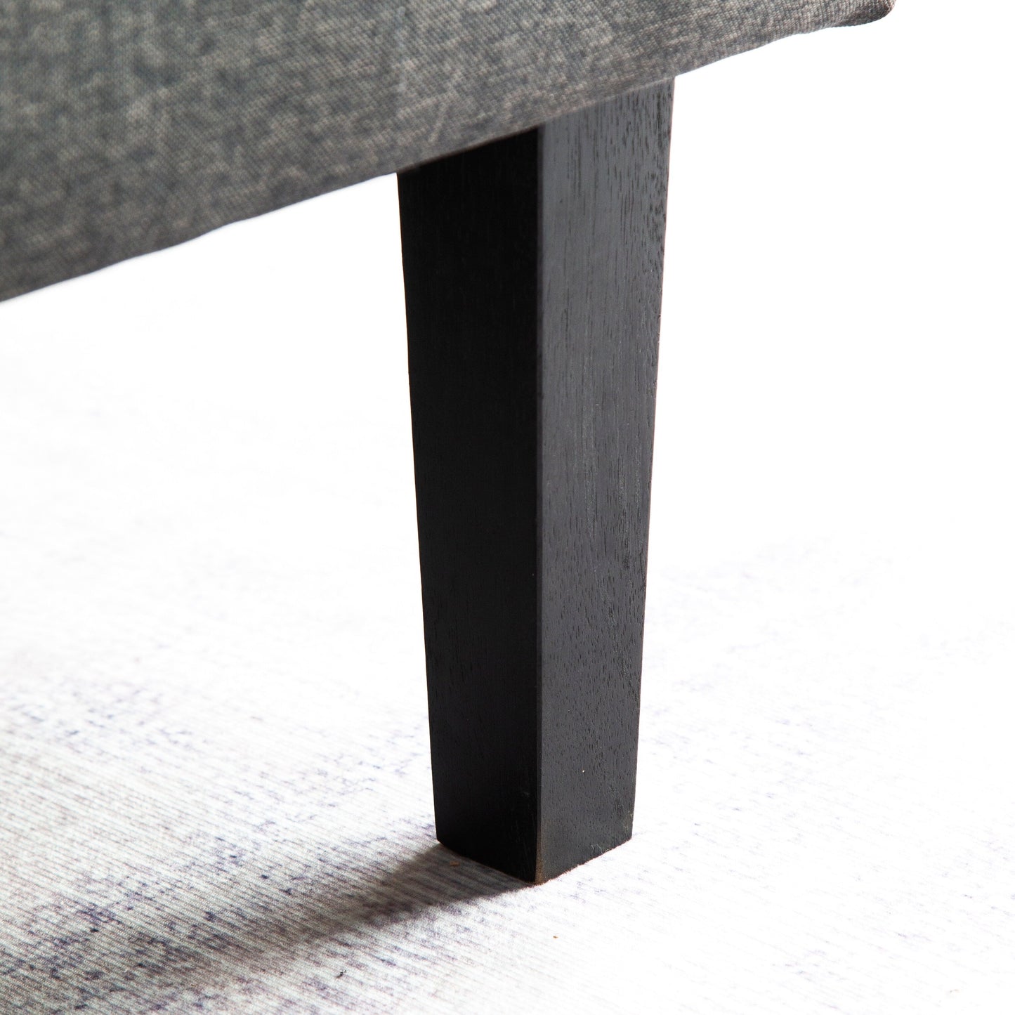 Canapé-lit futon convertible 3 places avec pieds en bois