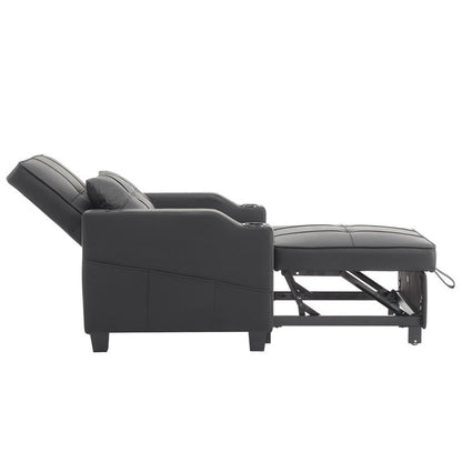 Fauteuil-lit, canapé-lit 3 en 1, fauteuil inclinable réglable, fauteuil, canapé, lit, linge de maison